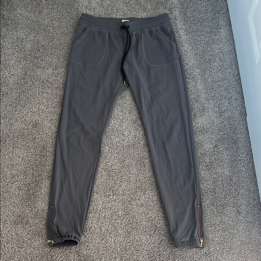 Zyia Active Everywhere Jogger Peak Gold Zipper Drawstring Size M